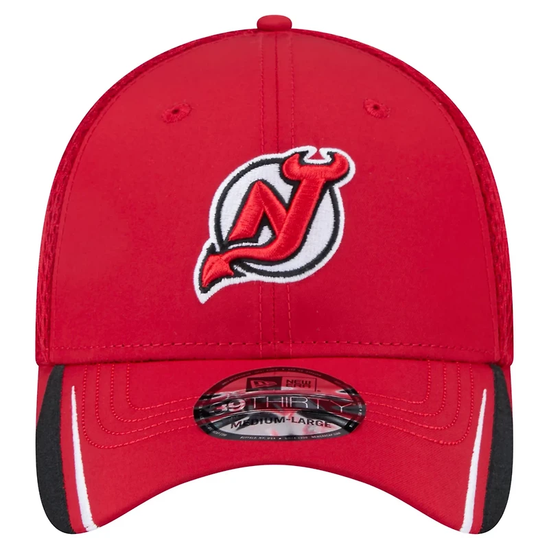 New Era Jersey Devils Linear Featherweight 39THIRTY Flex Hat