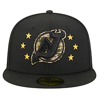 New Era New Jersey Devils Military Appreciation Digital Camo Stars 59FIFTY Fitted Hat
