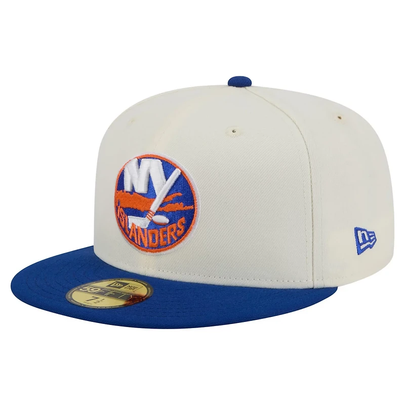 New Era New York Islanders Chrome Two-Toned 59FIFTY Fitted Hat