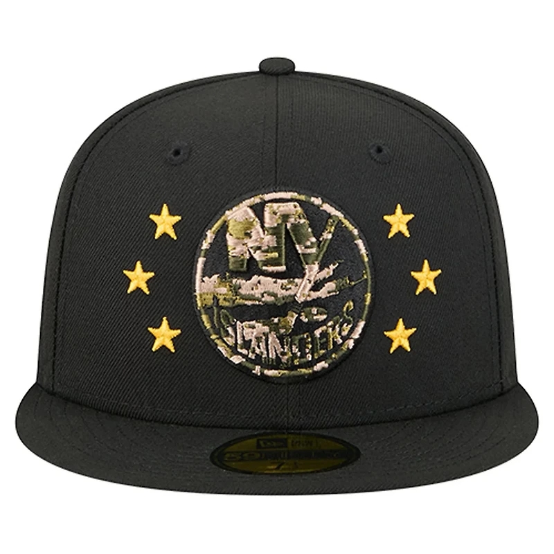 New Era New York Islanders Military Appreciation Digital Camo Stars 59FIFTY Fitted Hat