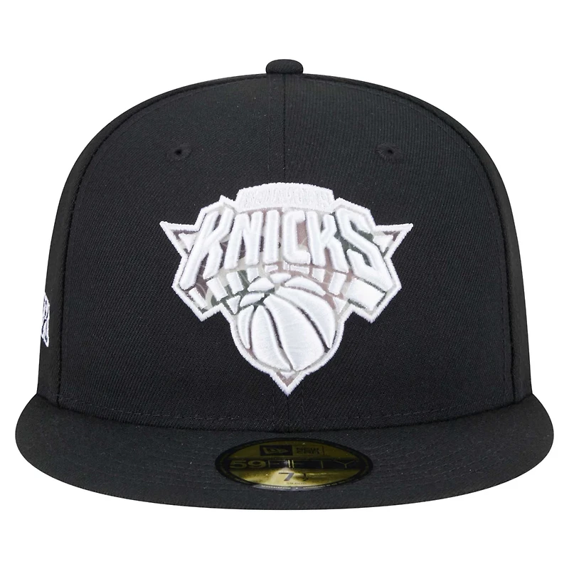 New Era New York Knicks Camo Print UV 59FIFTY Fitted Hat