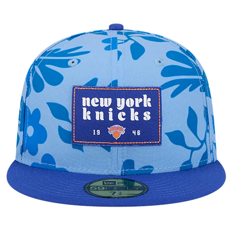 New Era New York Knicks Palm Fronds 2-Tone 59FIFTY Fitted Hat