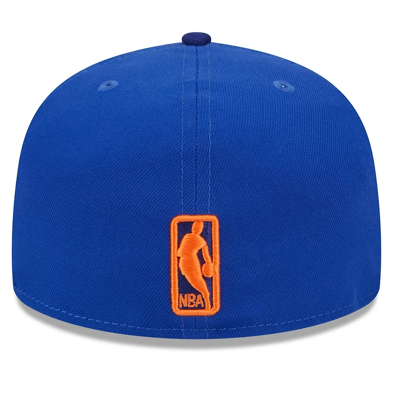 New Era New York Knicks Rally Drive Checkerboard 59FIFTY Crown Fitted Hat