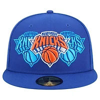 New Era New York Knicks Tri-Hit 59Fifty Fitted Hat