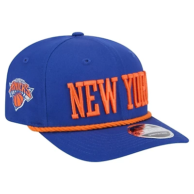 New Era New York Knicks Wordmark Rope 9SEVENTY Adjustable Hat