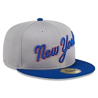 New Era New York Mets 2024 Batting Practice 59FIFTY Fitted Hat
