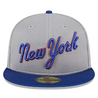 New Era New York Mets 2024 Batting Practice 59FIFTY Fitted Hat