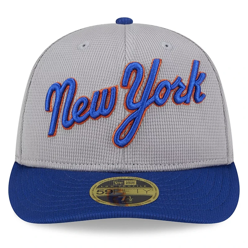 New Era York Mets 2024 Batting Practice Low Profile 59FIFTY Fitted Hat
