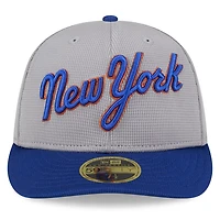New Era York Mets 2024 Batting Practice Low Profile 59FIFTY Fitted Hat