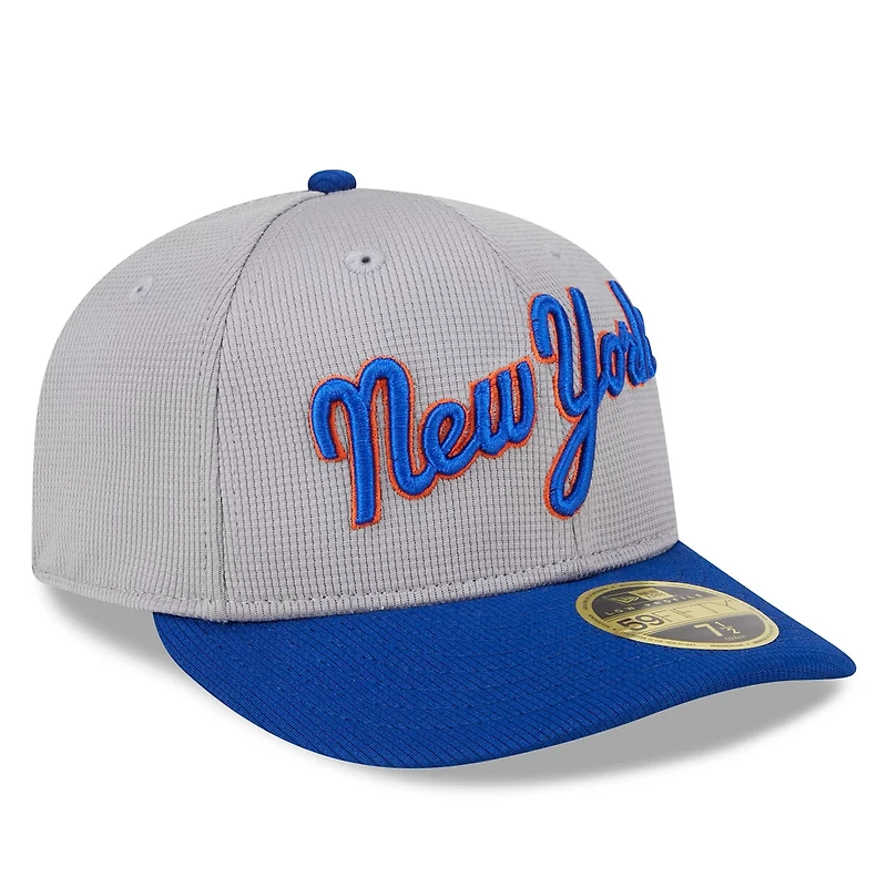 New Era York Mets 2024 Batting Practice Low Profile 59FIFTY Fitted Hat
