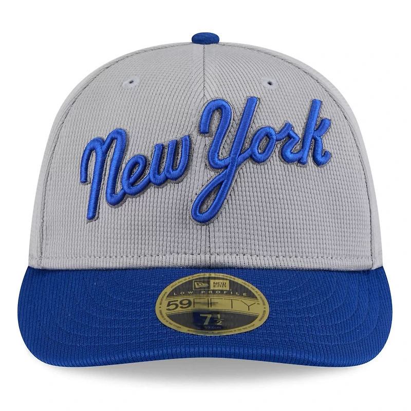 New Era New York Mets 2025 Batting Practice Low Profile 59FIFTY Fitted Hat