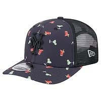 New Era New York Mets Adventure Drinks Pattern 9SEVENTY Stretch-Snap Hat
