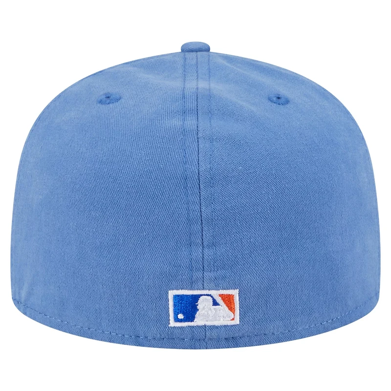 New Era New York Mets Championship Side Flag A-Frame 59FIFTY Fitted Hat