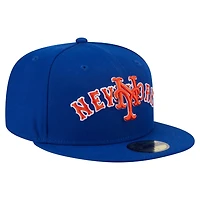 New Era New York Mets Overlap 59FIFTY Fitted Hat