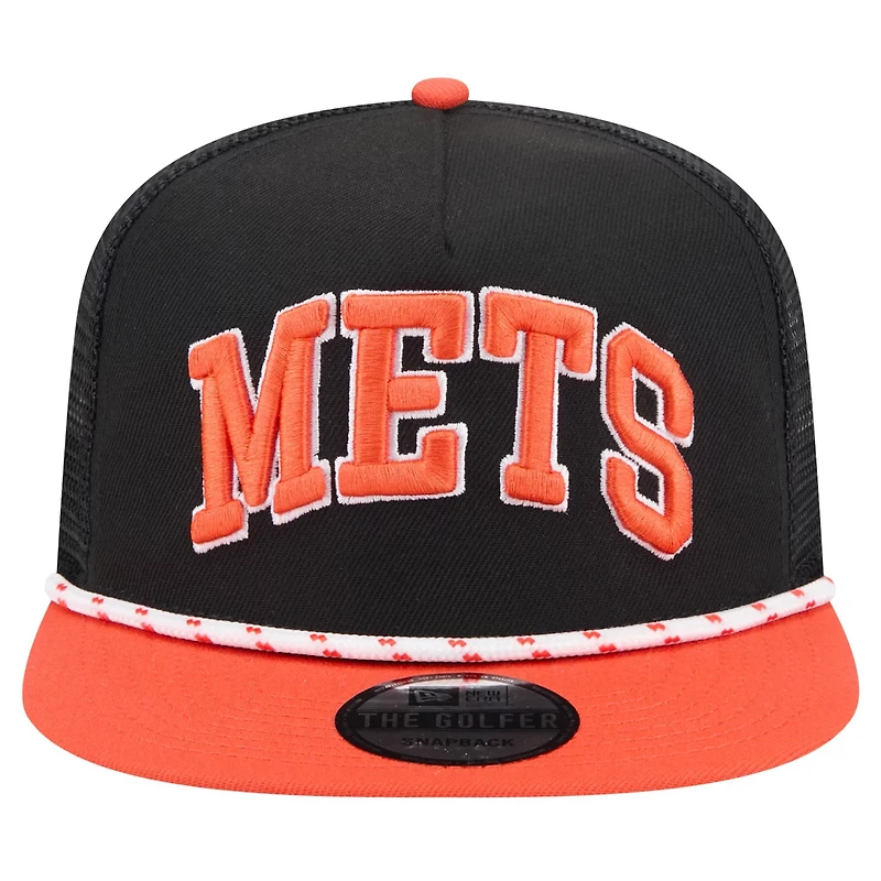 New Era New York Mets Throwback Meshback Golfer Hat