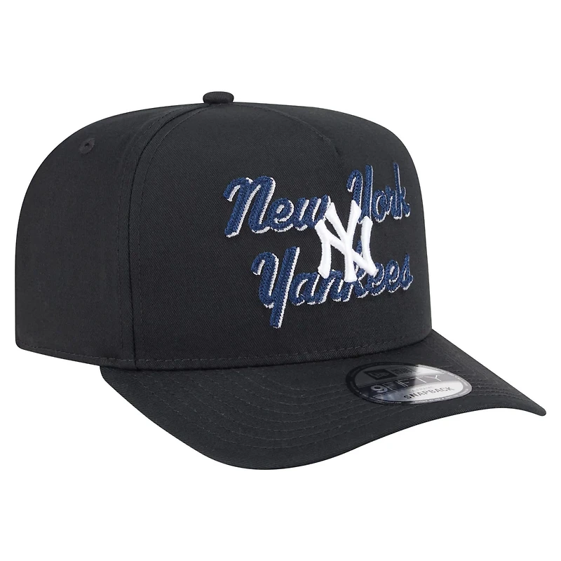 New Era New York Yankees Chainstitch 9FIFTY A-Frame Snapback Hat