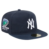 New Era New York Yankees Championship Side Flag A-Frame 59FIFTY Fitted Hat