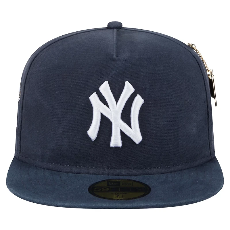 New Era New York Yankees Championship Side Flag A-Frame 59FIFTY Fitted Hat