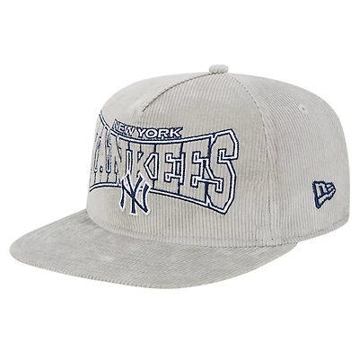 New Era New York Yankees Corduroy Golfer Snapback Hat