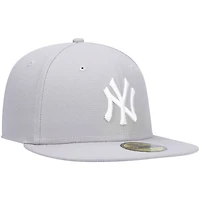 New Era Kelly York Yankees White Logo 59FIFTY Fitted Hat