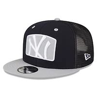 New Era New York Yankees Logo Zoom Trucker 9FIFTY Snapback Hat