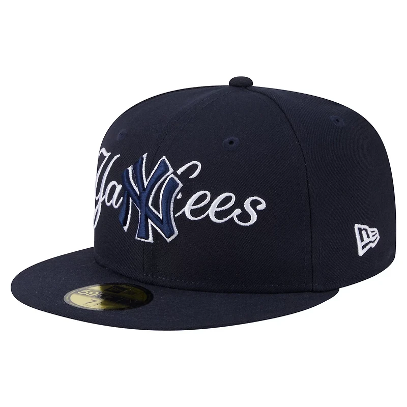 New Era New York Yankees Overlap 59FIFTY Fitted Hat