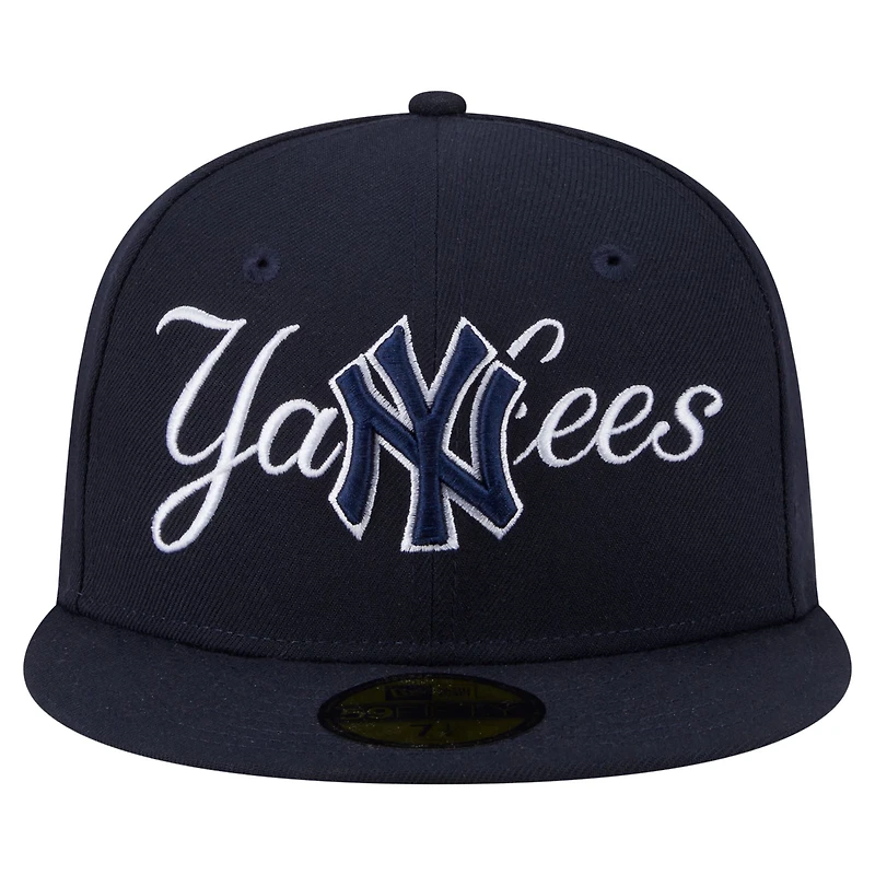 New Era New York Yankees Overlap 59FIFTY Fitted Hat