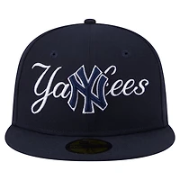 New Era New York Yankees Overlap 59FIFTY Fitted Hat