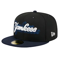 New Era New York Yankees Shadow Stitch 59FIFTY Fitted Hat