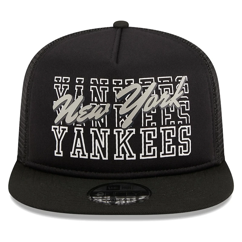 New Era New York Yankees Street Team A-Frame Trucker 9FIFTY Snapback Hat