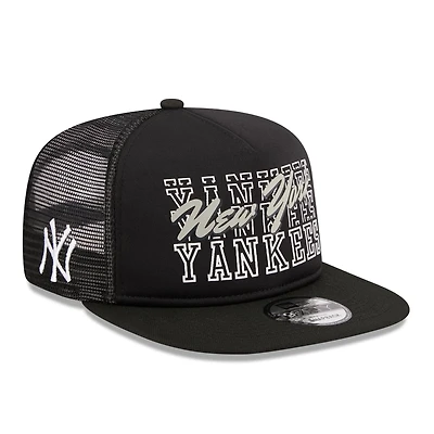 New Era New York Yankees Street Team A-Frame Trucker 9FIFTY Snapback Hat
