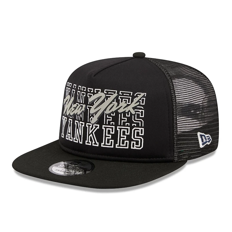New Era New York Yankees Street Team A-Frame Trucker 9FIFTY Snapback Hat