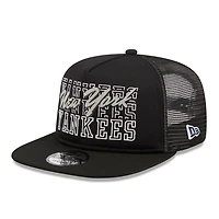 New Era New York Yankees Street Team A-Frame Trucker 9FIFTY Snapback Hat