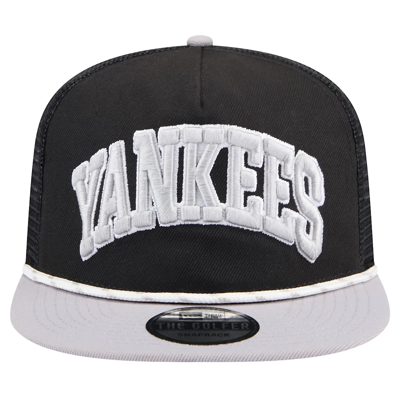 New Era New York Yankees Throwback Meshback Golfer Hat