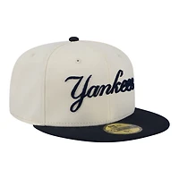 New Era New York Yankees Two-Tone Stitch 59FIFTY Fitted Hat