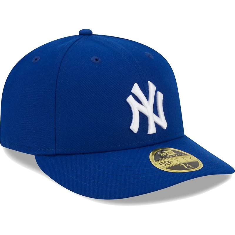 New Era New York Yankees White Logo Low Profile 59FIFTY Fitted Hat