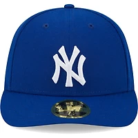 New Era New York Yankees White Logo Low Profile 59FIFTY Fitted Hat