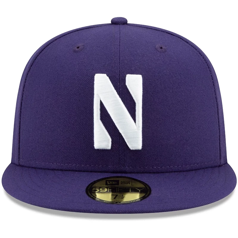 New Era Northwestern Wildcats Primary Team Logo Basic 59FIFTY Fitted Hat