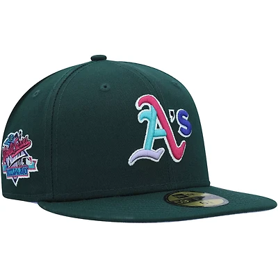 New Era Oakland Athletics 1989 World Series Polar Lights 59FIFTY Fitted Hat