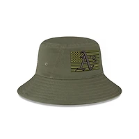 New Era Oakland Athletics 2023 Armed Forces Day Bucket Hat