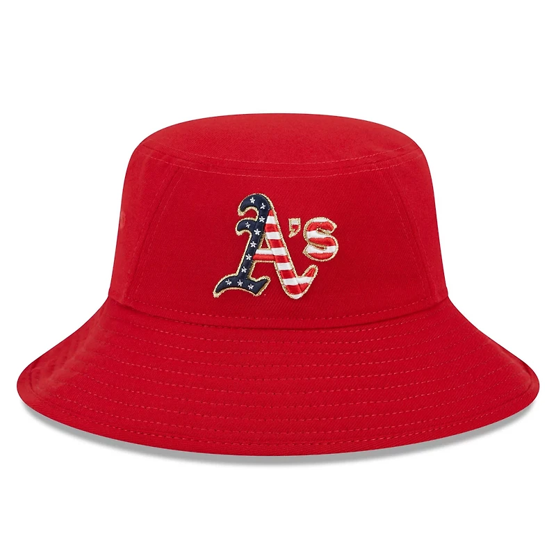 New Era Oakland Athletics 2023 Fourth of July Bucket Hat