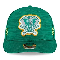 New Era Oakland Athletics 2024 Clubhouse Low Profile 9FIFTY Snapback Hat