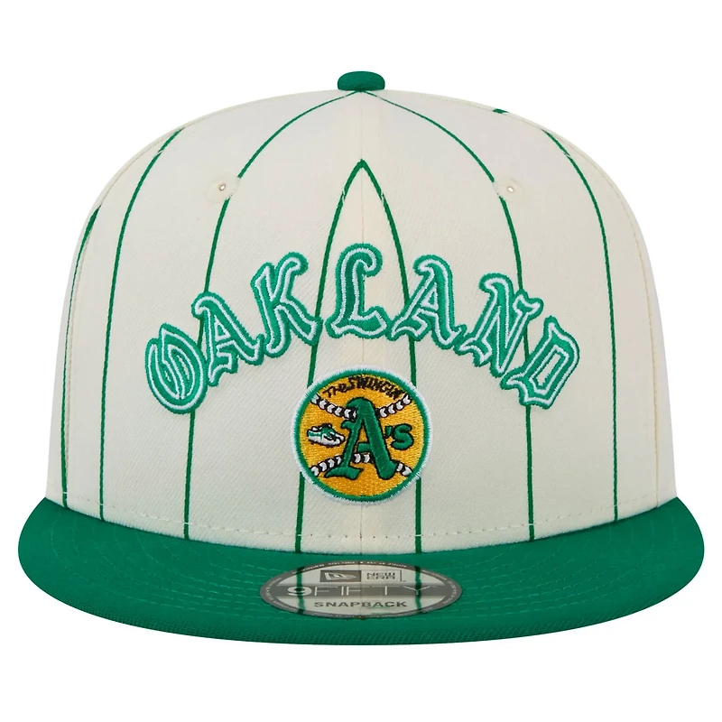 New Era Oakland Athletics Jersey Pinstripe 9FIFTY Snapback Hat
