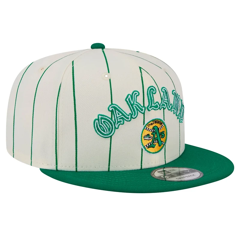 New Era Oakland Athletics Jersey Pinstripe 9FIFTY Snapback Hat