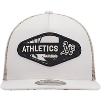 New Era Oakland Athletics Retro Beachin' Patch A-Frame Trucker 9FIFTY Snapback Hat