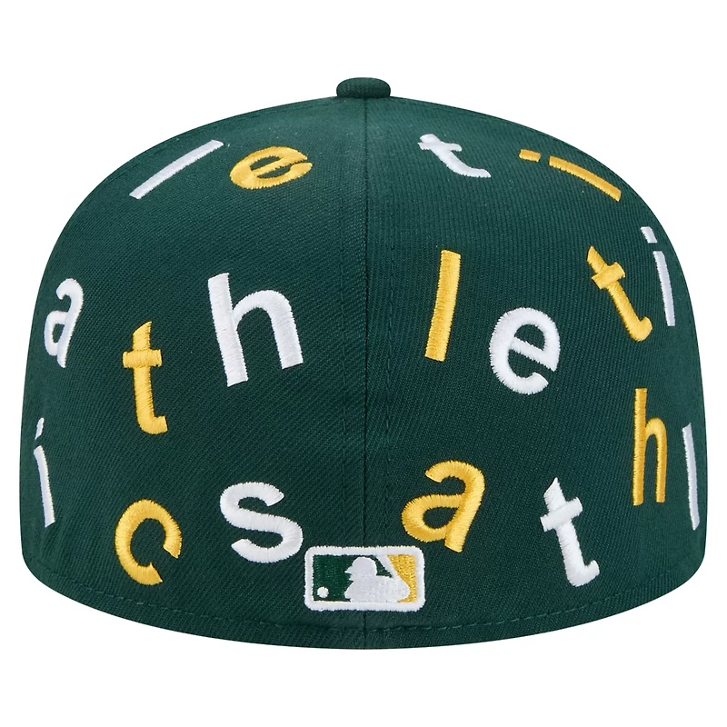 New Era Oakland Athletics Team Confetti 59FIFTY Fitted Hat