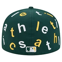 New Era Oakland Athletics Team Confetti 59FIFTY Fitted Hat