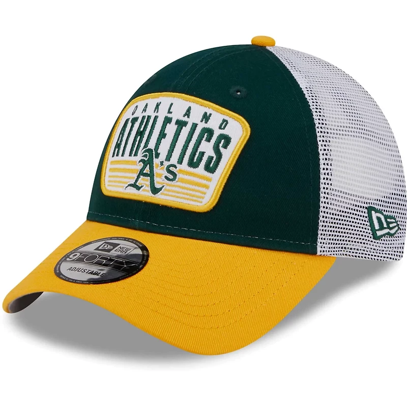 New Era Oakland Athletics Two-Tone Patch 9FORTY Snapback Hat
