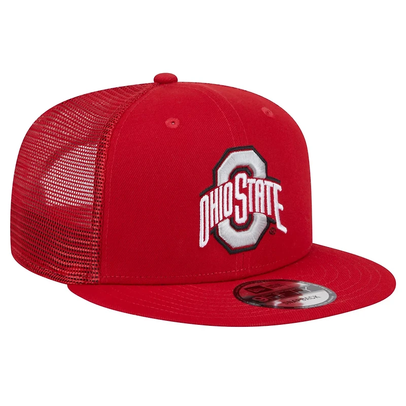 New Era Ohio State Buckeyes 9FIFTY Trucker Snapback Hat