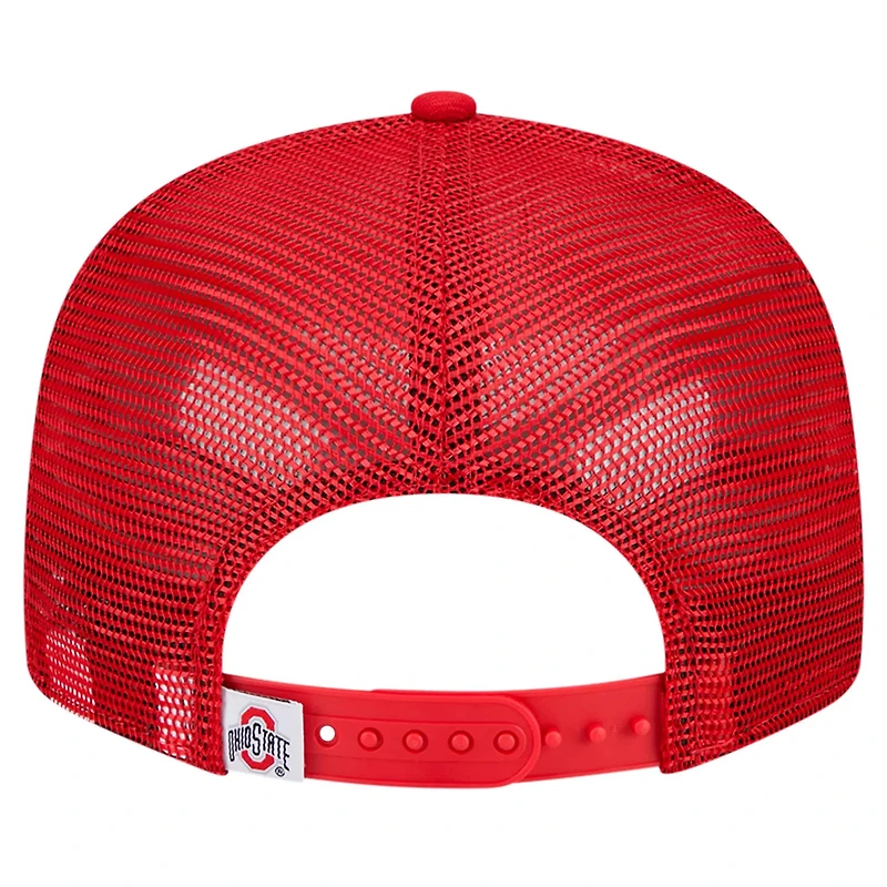 New Era Ohio State Buckeyes 9FIFTY Trucker Snapback Hat